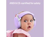 Protetores auriculares Alpine Muffy Baby para bebé - Dawn Purple Protetores auriculares Alpine Muffy Baby para bebé - Dawn Purple